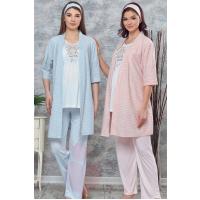 Baha 3717 Sabahlıklı Lohusa Pijama Takımı