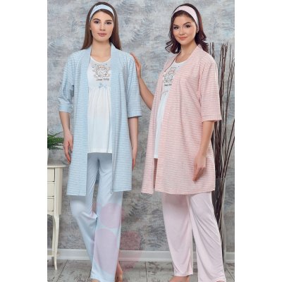 Baha 3717 Sabahlıklı Lohusa Pijama Takımı